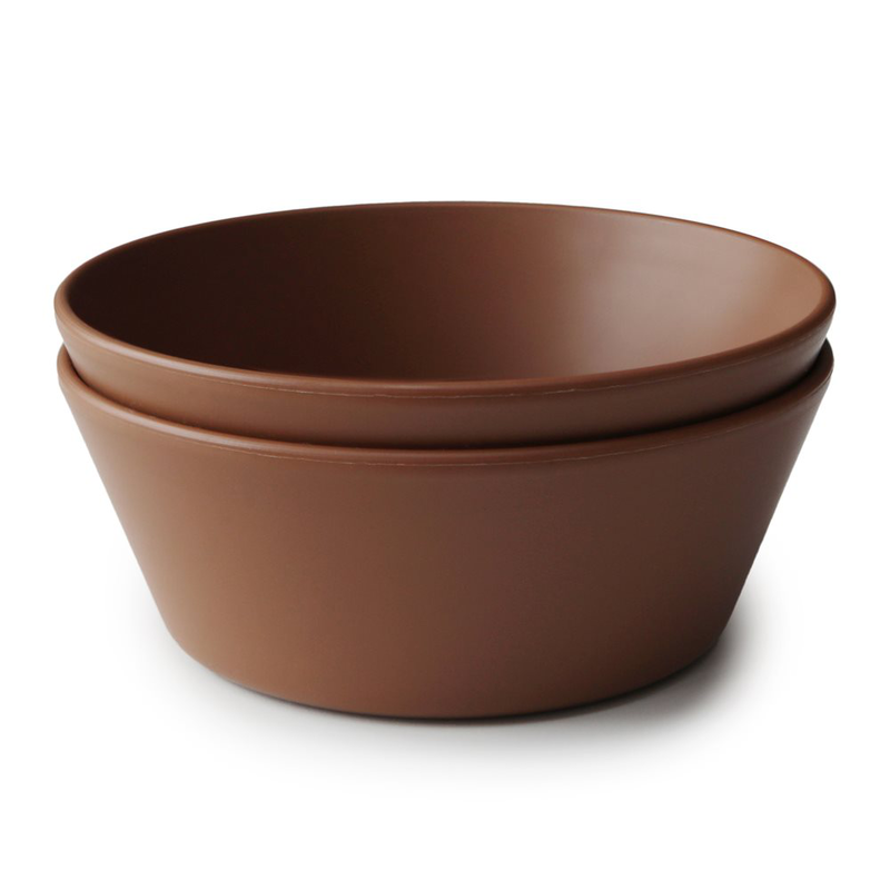 Mushie dinner bowl round caramel 2s, , medium-null