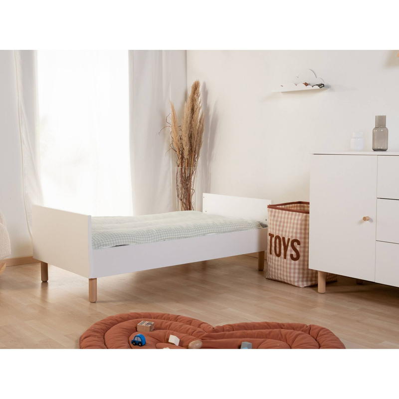 Childhome wonder cot bed + slats 70x140 - white, , medium-null
