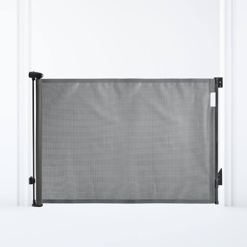 Dreambaby glide n hide retractable gate 90cm / 140cm &ndash; grey, , medium-null