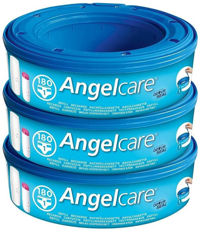 Angelcare refill cassettes 3pack, , medium-null