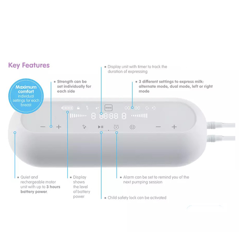 Mam double breast pump &delta;&iota;&pi;&lambda;ό &eta;&lambda;&epsilon;&kappa;&tau;&rho;&iota;&kappa;ό &theta;ή&lambda;&alpha;&sigma;&tau;&rho;&omicron; 2 &phi;ά&sigma;&epsilon;&omega;&nu;, , medium-null
