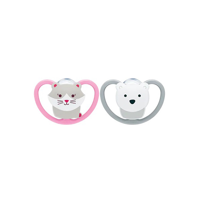 Nuk space &pi;&iota;&pi;ί&lambda;&alpha; &sigma;&iota;&lambda;&iota;&kappa;ό&nu;&eta;&sigmaf; 6-18m (&delta;&iota;ά&phi;&omicron;&rho;&alpha; &chi;&rho;ώ&mu;&alpha;&tau;&alpha; & &sigma;&chi;έ&delta;&iota;&alpha;) 2&tau;&mu;&chi;, , medium-null