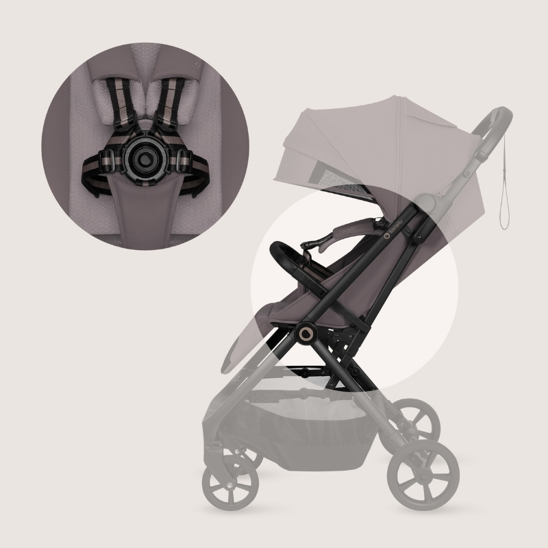 Tansi beige taupe stroller-null
