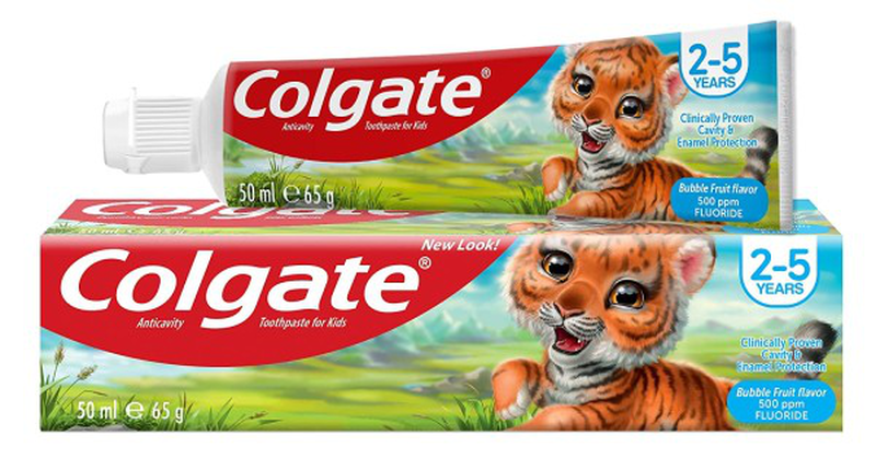 Colgate kids 2-5 years toothpaste 50ml, , medium-null