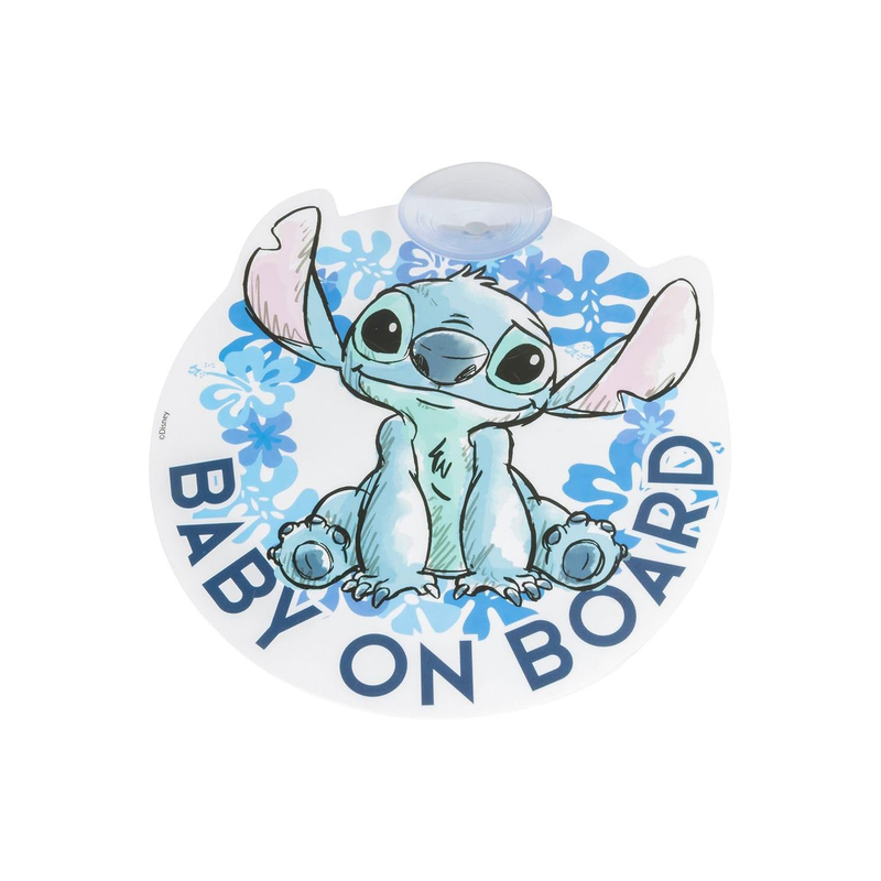 Stitch baby on board sign, , medium-null