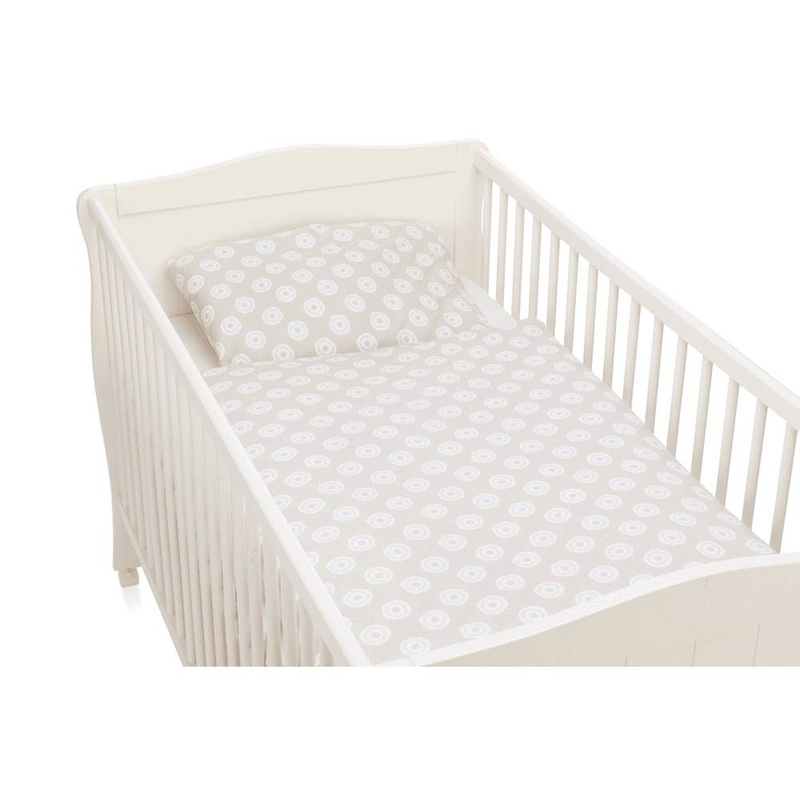 Fillikid bed set jersey 100x135 - circles grey, , medium-null