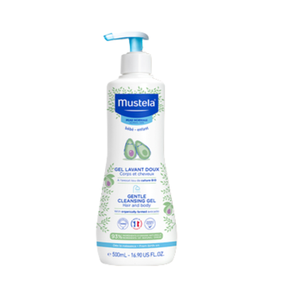 Mustela Gentle cleansing gel 500ml, , medium