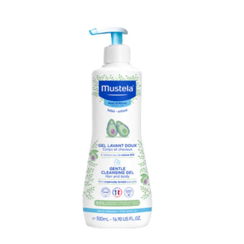 Mustela Gentle cleansing gel 500ml, , medium-null