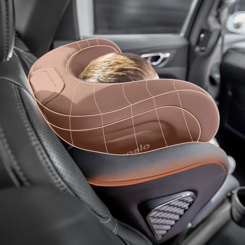 Neal isofix i-size 100-150cm grey concrete car seat-null