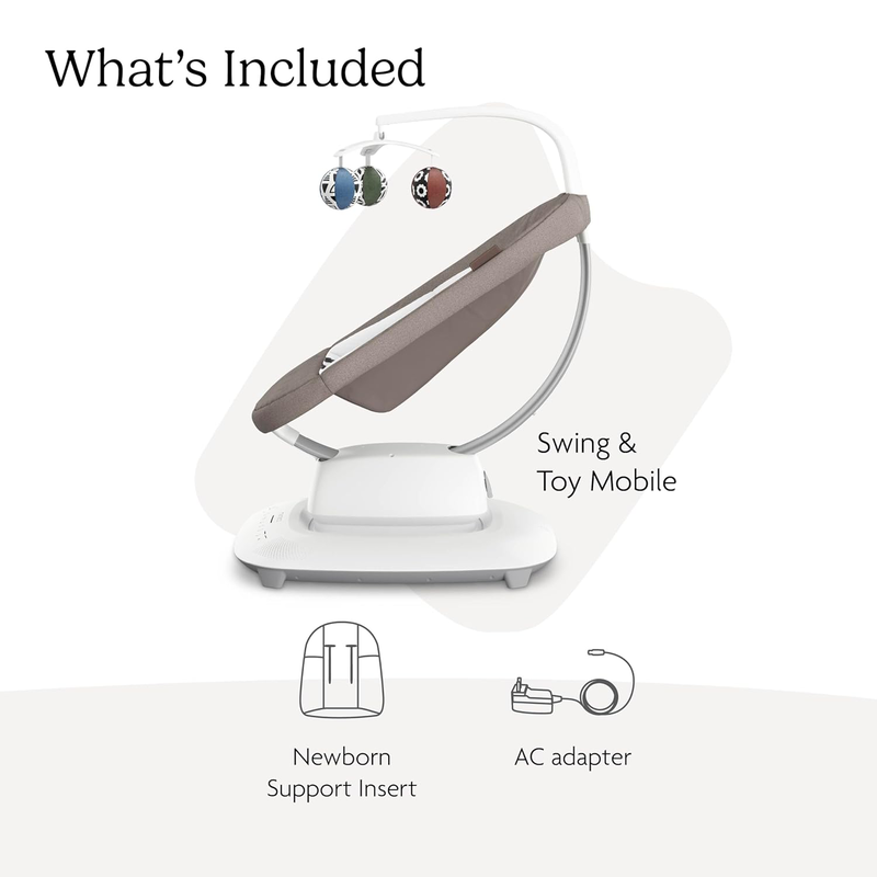 Uppababy mamaroo smart swing - sand melange, , medium-null