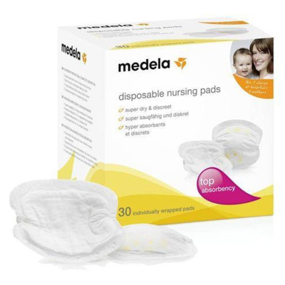 Medela disposable nursing pads, 30 &tau;&epsilon;&mu;ά&chi;&iota;&alpha;, , medium