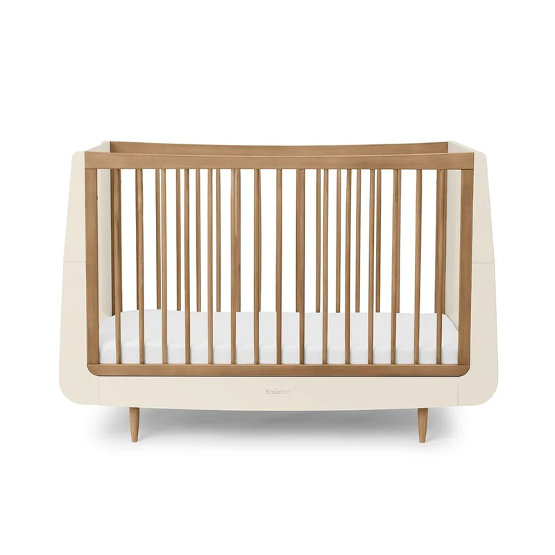 Snuzkot skandi cot bed cashmere - walnut, , medium-null