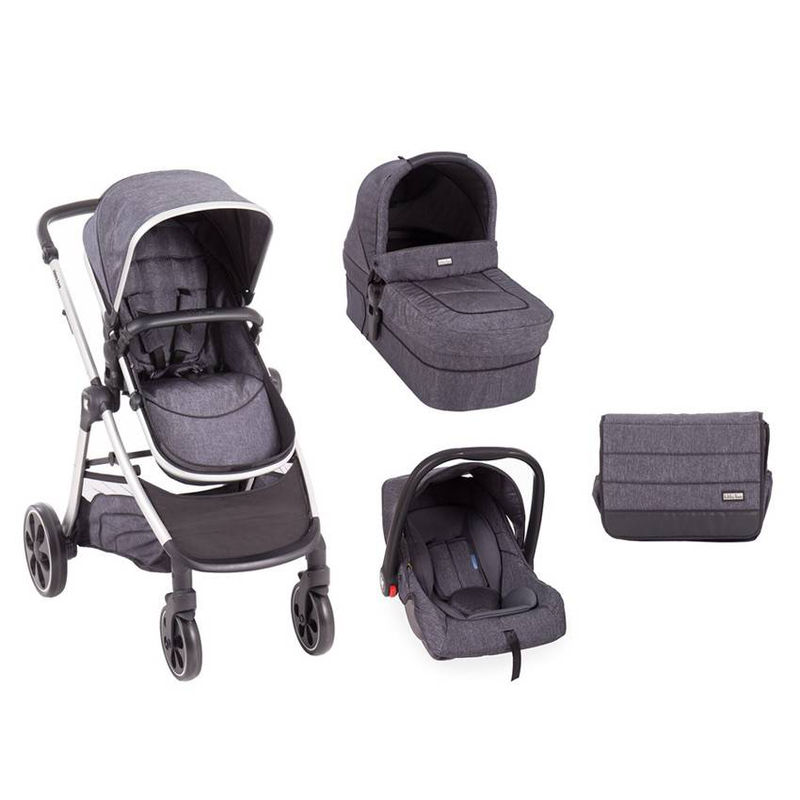 Kikka boo stroller 3in1 maui grey, , medium-null