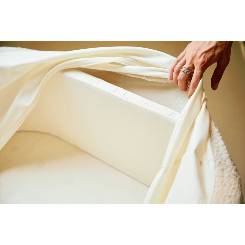 Childhome cradle teddy 79x45x82cm - ecru, , medium-null
