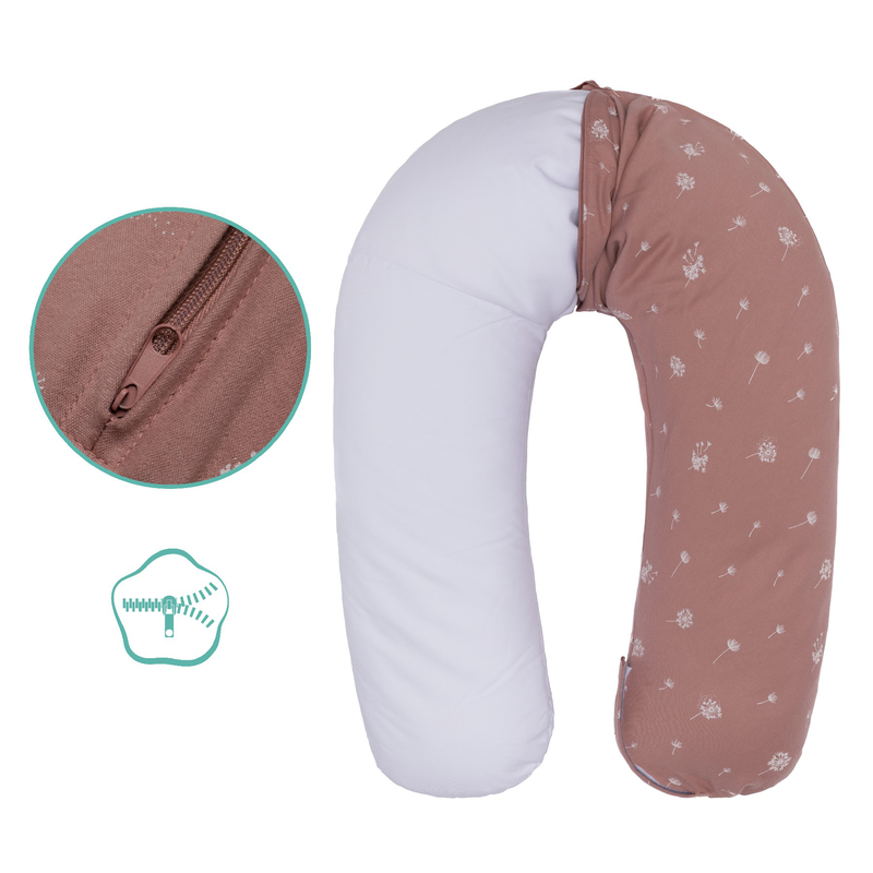 Fillikid nursing pillow jersey - dandelion pink, , medium-null