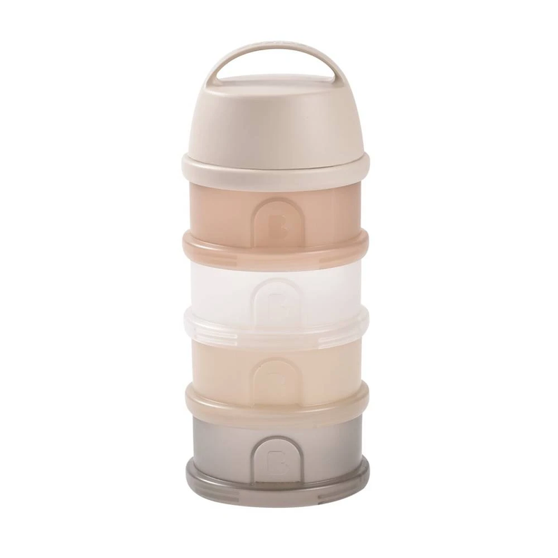 Beaba milk container 4 compartments - translucent clay, , medium-null
