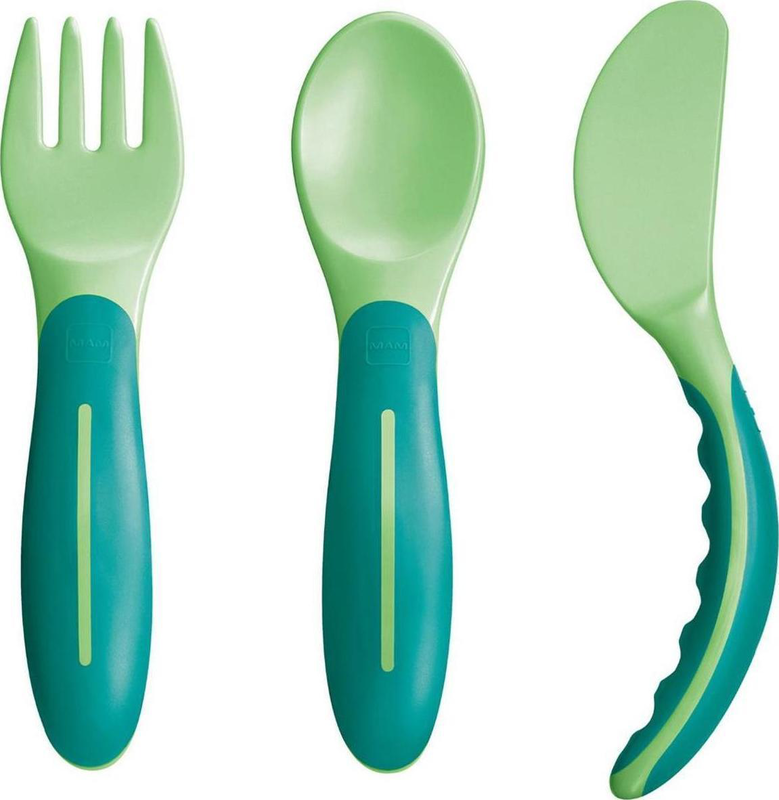 Mam | baby's cutlery | &pi;&eta;&rho;&omicron;&upsilon;&nu;ά&kappa;&iota;, &kappa;&omicron;&upsilon;&tau;&alpha;&lambda;ά&kappa;&iota; & &mu;&alpha;&chi;&alpha;&iota;&rho;ά&kappa;&iota; 6m+ &pi;&rho;ά&sigma;&iota;&nu;&omicron; | 3&tau;&mu;&chi;, , medium-null