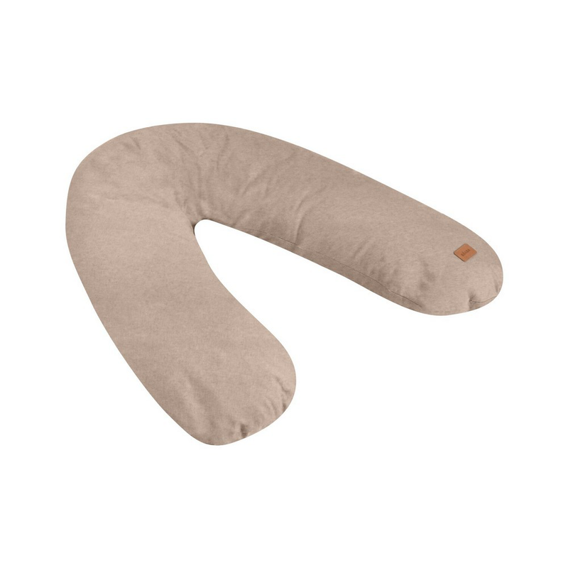 Beaba big flopsy nursing pillow - heather clay, , medium-null