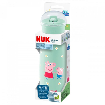 Nuk mini-me sip &pi;&alpha;&gamma;&omicron;ύ&rho;&iota; pp peppa pig 12m+ 450 ml, , medium