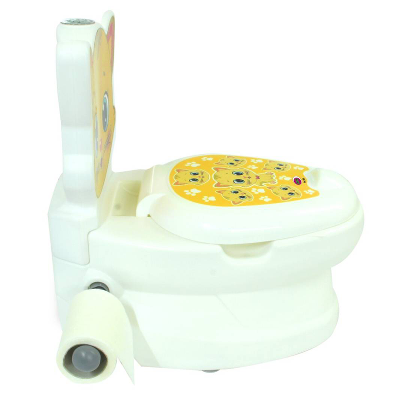 Jamara my small toilet cat with flush sound and toilet paper holder, , medium-null