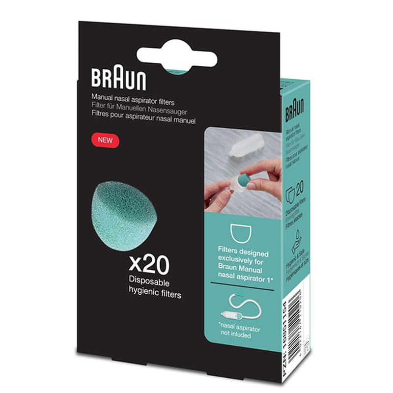 Braun manual nasal aspiration, filter, 20, , medium-null