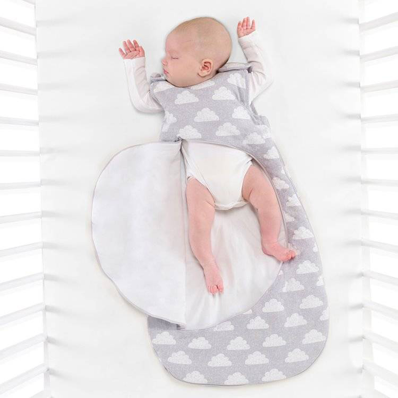 Snuz sleeping bag 2.50 tog 0-6 - cloud, , medium-null