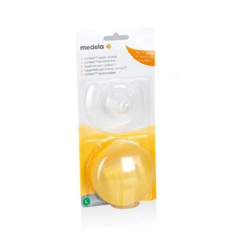 Medela contact nipple shields large 2 pieces, , medium-null