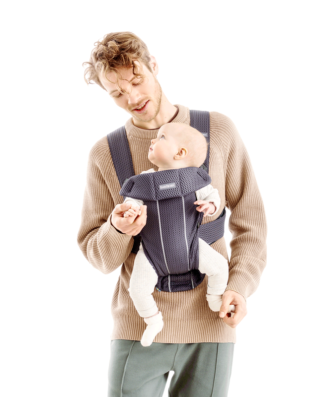 Babybjorn carrier mini - 3d mesh anthracite, , medium-null