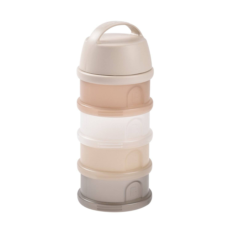 Beaba milk container 4 compartments - translucent clay, , medium-null