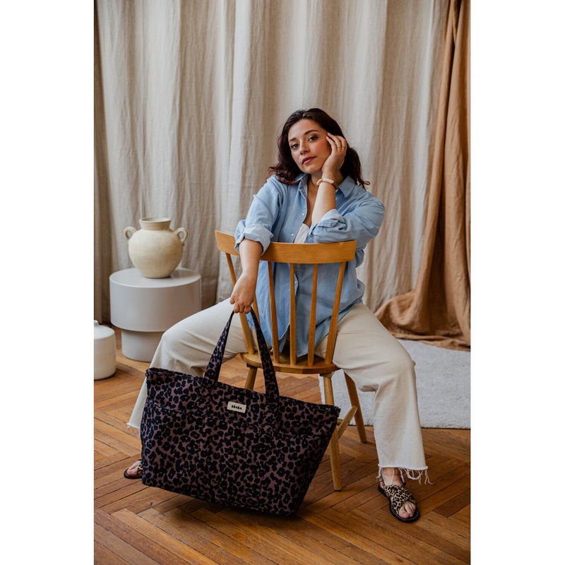 Beaba bag madrid xxl - leopard, , medium-null
