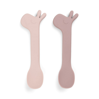 Done by deer silicone spoon 2-pack lalee - powder, , medium