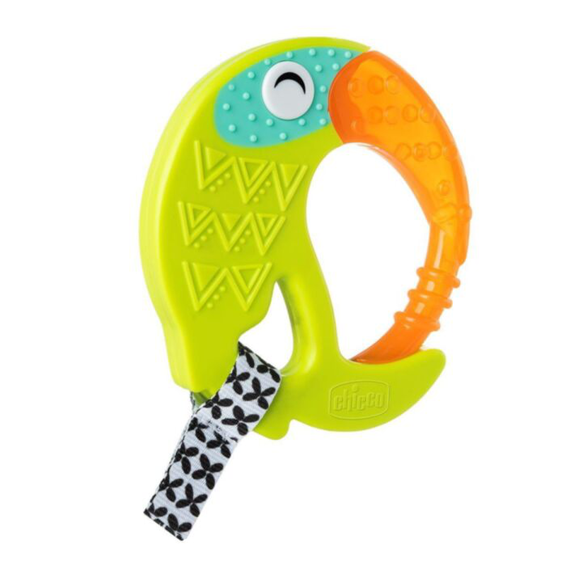 Chicco baby cooling teething ring funny | 6m+, , medium-null