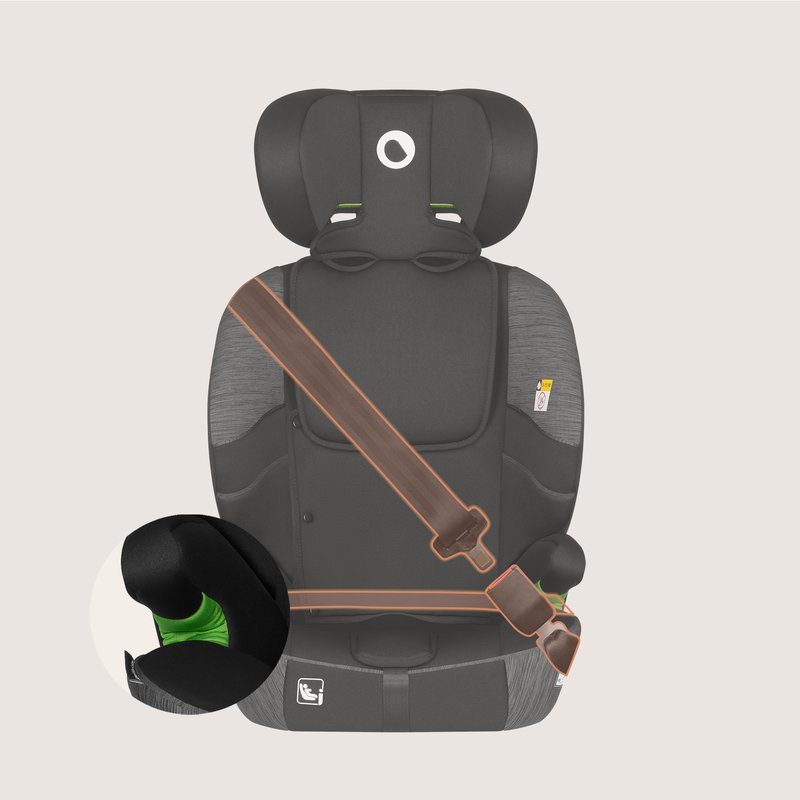 Levi fix isofix i-size 76-150cm grey stone car seat, , medium-null