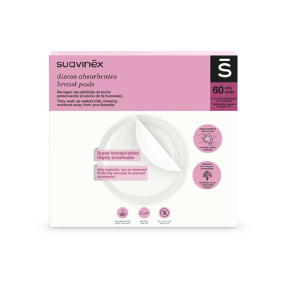 Suavinex breast pads 60pcs, , medium