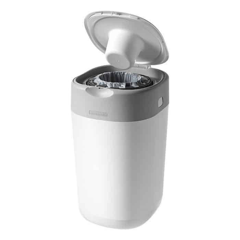 Tommee tippee nappy bin twist & click - white, , medium-null