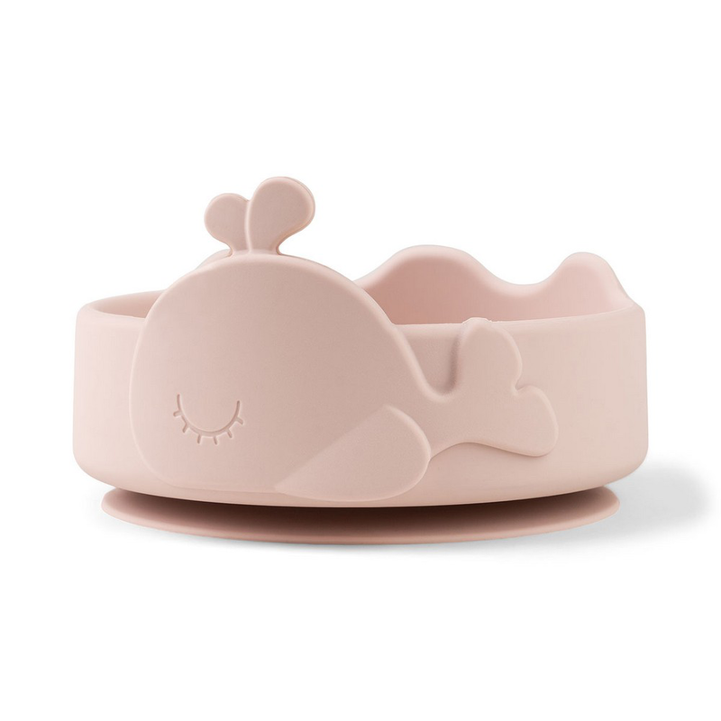 Done by deer silicone stick n' stay bowl n' baby spoon wally - powder, , medium-null