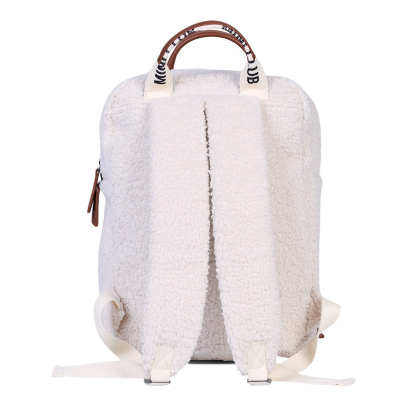 Childhome kids backpack mini club signature - teddy off/white, , medium-null
