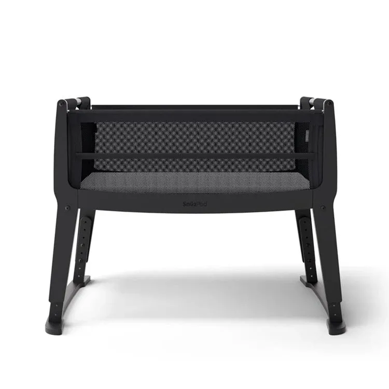 Snuzpod studio bedside crib - brooklyn graphite, , medium-null