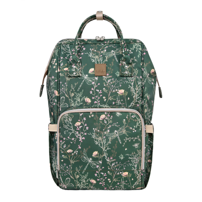 Kikka boo mama bag siena luxe secret garden green, , medium