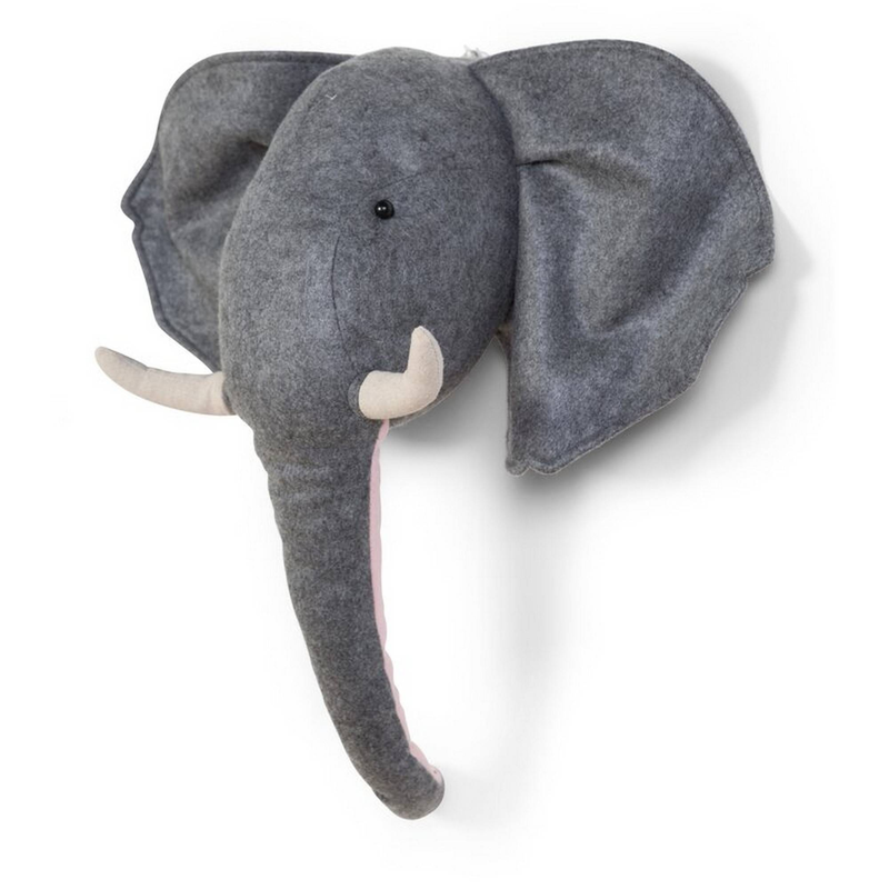 Childhome head wall deco - felt elephant, , medium-null