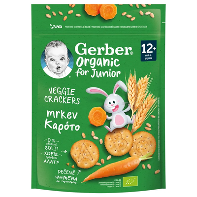 Gerber | veggie crackers &kappa;&rho;&alpha;&kappa;&epsilon;&rho;ά&kappa;&iota;&alpha; &delta;&eta;&mu;&eta;&tau;&rho;&iota;&alpha;&kappa;ώ&nu; &mu;&epsilon; &kappa;&alpha;&rho;ό&tau;&omicron; &gamma;&iota;&alpha; 12+ &mu;&eta;&nu;ώ&nu; | 100gr, , medium