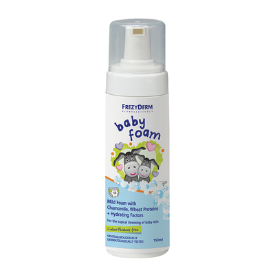 Baby foam &alpha;&pi;&alpha;&lambda;ό&sigmaf; &alpha;&phi;&rho;ό&sigmaf; &kappa;&alpha;&theta;&alpha;&rho;&iota;&sigma;&mu;&omicron;ύ &gamma;&iota;&alpha; &beta;&rho;&epsilon;&phi;&iota;&kappa;ό &delta;έ&rho;&mu;&alpha; - 150ml, , medium