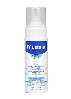 Mustela foam shampoo for newborns, to prevent& care flakes associated with cradle cap 150ml, , medium