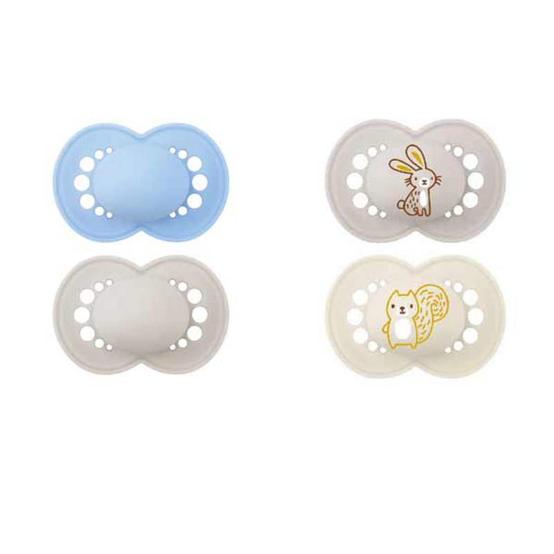 Mam original silicone soother 16m+ 2pcs boy-null