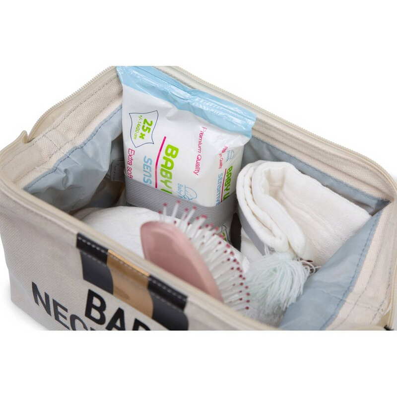Childhome baby necessities - canvas white/black/gold, , medium-null