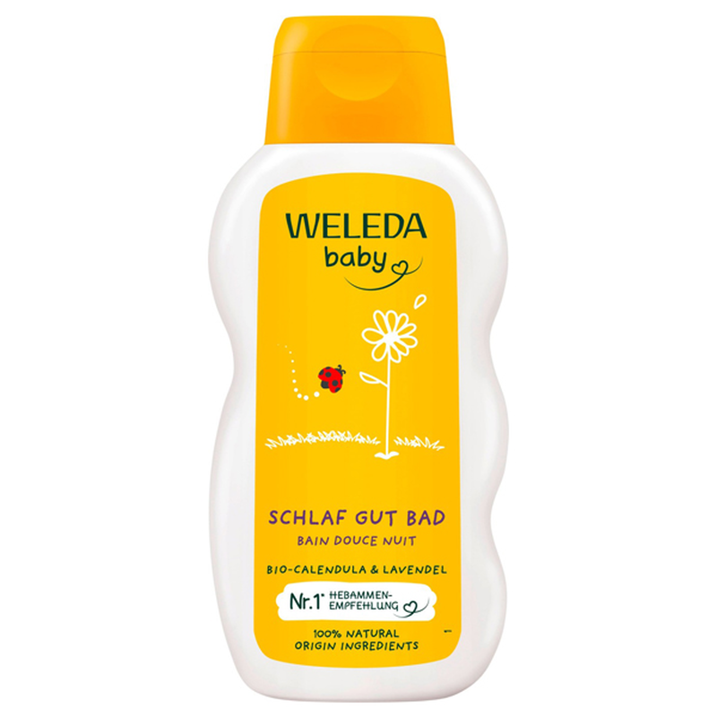 Weleda baby good night bath &pi;&alpha;&iota;&delta;&iota;&kappa;ό &alpha;&phi;&rho;ό&lambda;&omicron;&upsilon;&tau;&rho;&omicron; &mu;&epsilon; &kappa;&alpha;&lambda;έ&nu;&tau;&omicron;&upsilon;&lambda;&alpha; & &lambda;&epsilon;&beta;ά&nu;&tau;&alpha; 200 ml, , medium-null