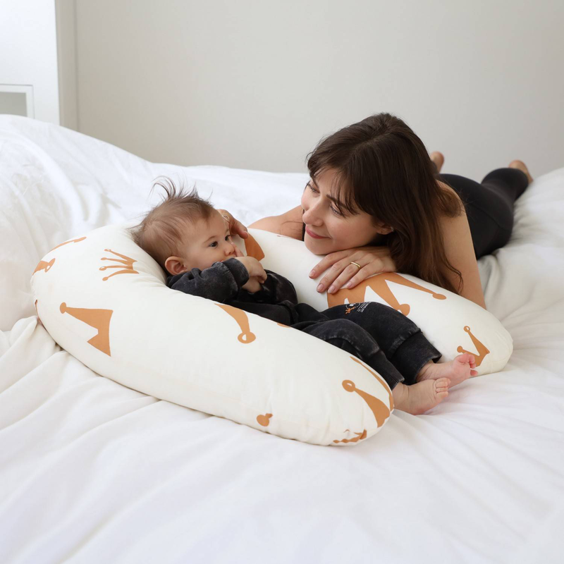 Simply good nursing pillow - brown crown, , medium-null