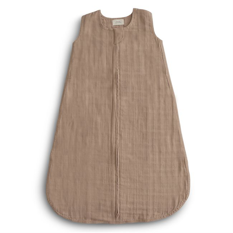 Mushie muslin sleep bag natural 0-6m, , medium-null