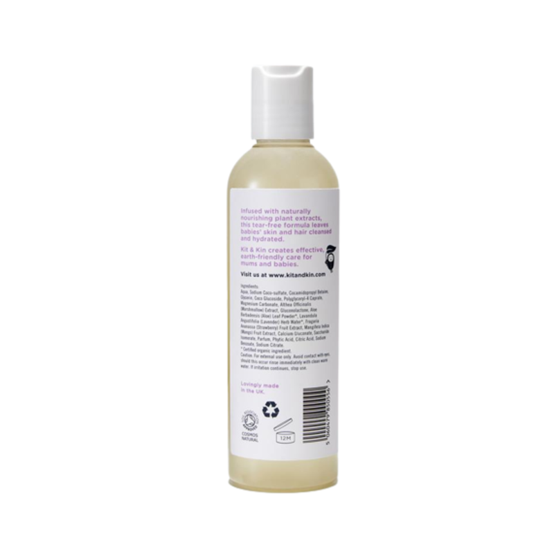 Kit & kin hair and body wash 250ml, , medium-null