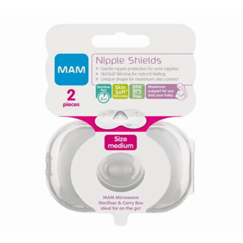 Mam nipple shield m size x 2 pcs, , medium-null